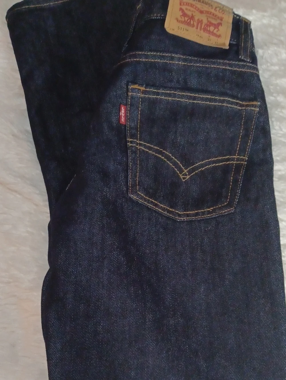 Boys Levi Dark Denim 511 Slim Fit Sz 14 Regular
